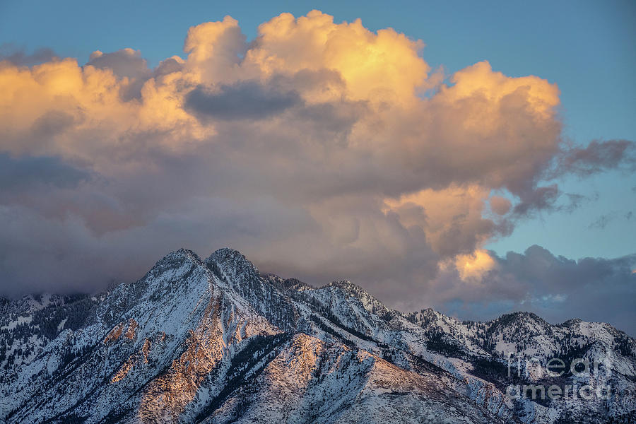 Mount Olympus Under Sunlit Clouds Photograph by Spencer Baugh