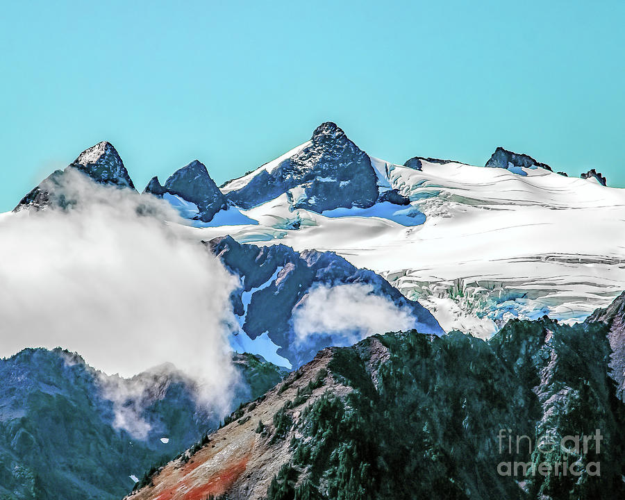 Mount Olympus Washington State Photograph by Marland Howard - Pixels