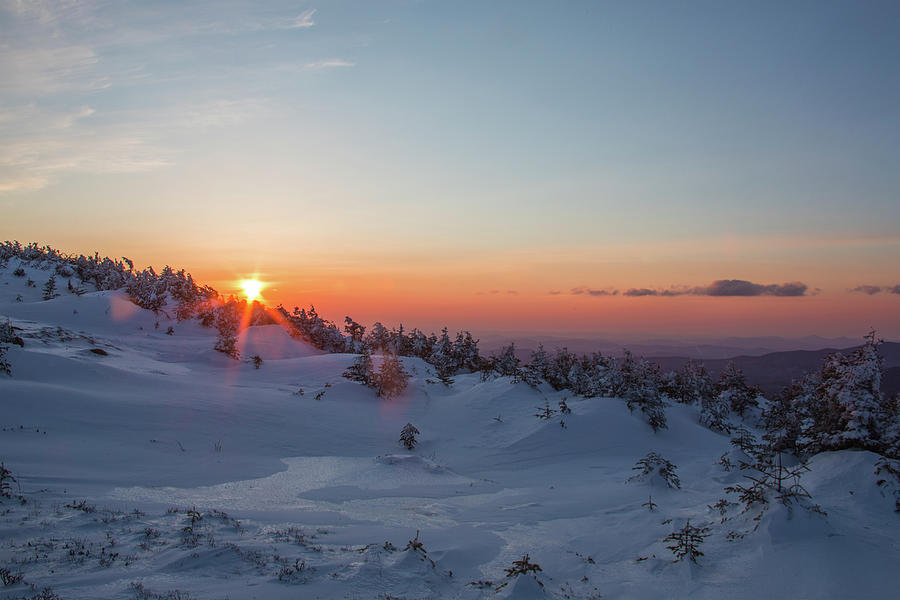 Mount Pierce Winter Sunset Photograph by White Mountain Images