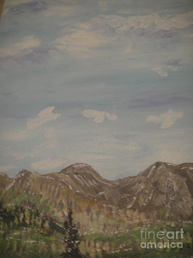 Mount quatro Painting by Patrick Grills