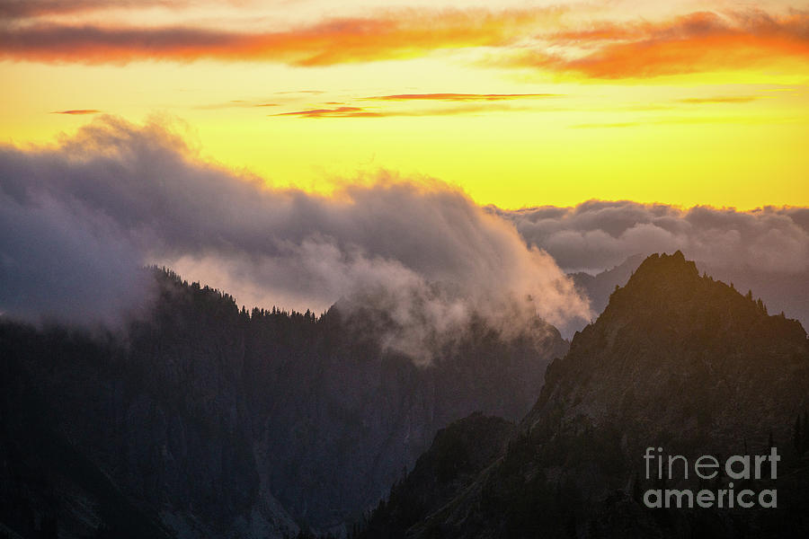 Mount Rainier National Park Tatoosh Sunset Photograph