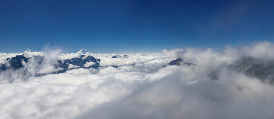 Mount Rainier Sea of Clouds Photograph by Pelo Blanco Photo