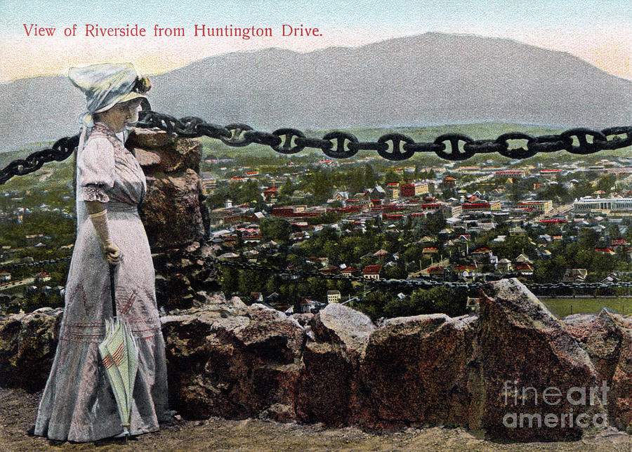 Vintage Photograph - Mount Rubidoux - Riverside - CA - 1910s by Sad Hill - Bizarre Los Angeles Archive