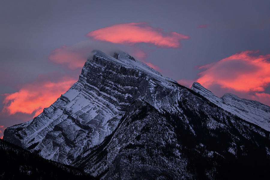 Mount Rundle Photograph by Serge Skiba