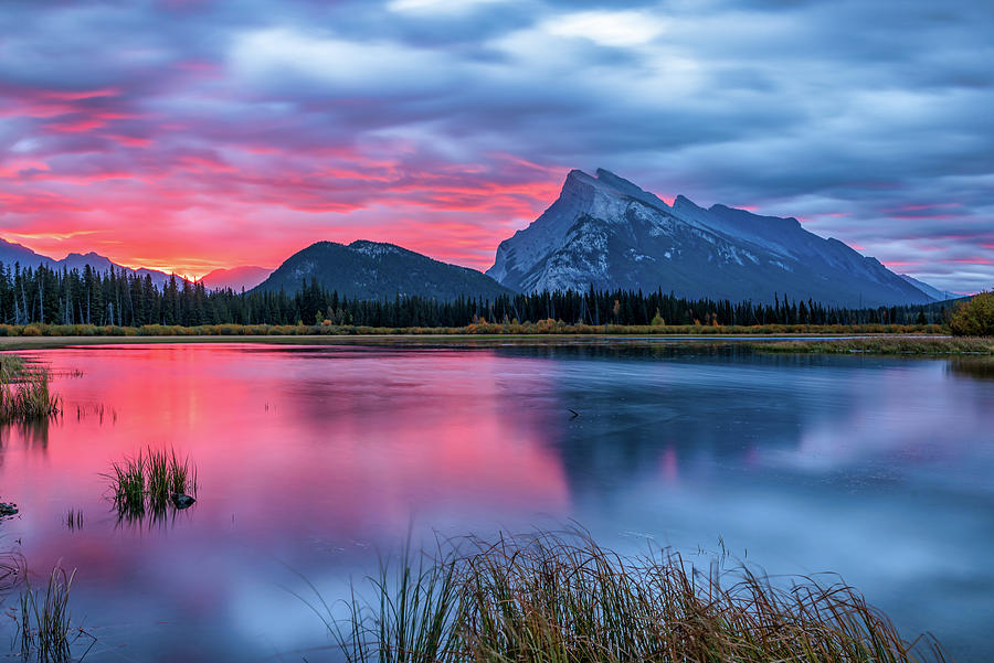 Mount Rundle Sunrise Photograph by Sal Augruso - Pixels