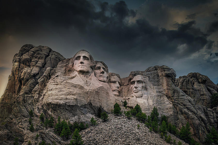 Abraham Lincoln Photograph - Mount Rushmore by Jimmy De Leon