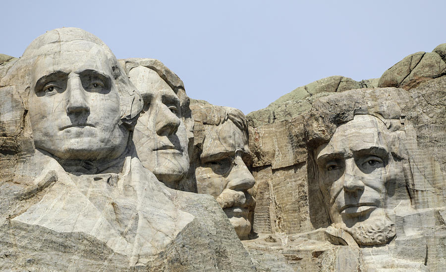 Mount Rushmore Monument Detail Photograph by Dan Sproul