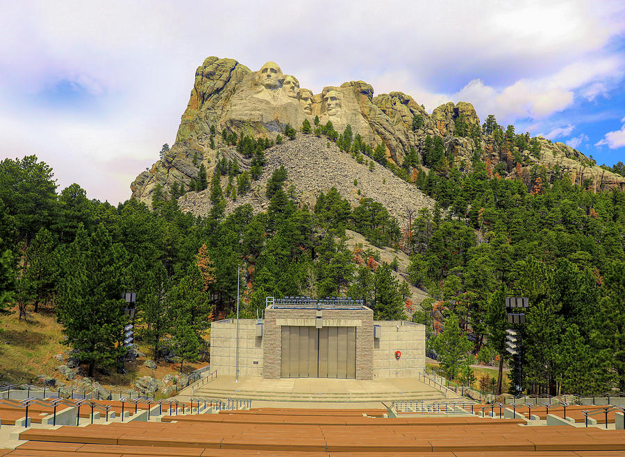 Mount Rushmore National Monument View Photograph by Dan Sproul