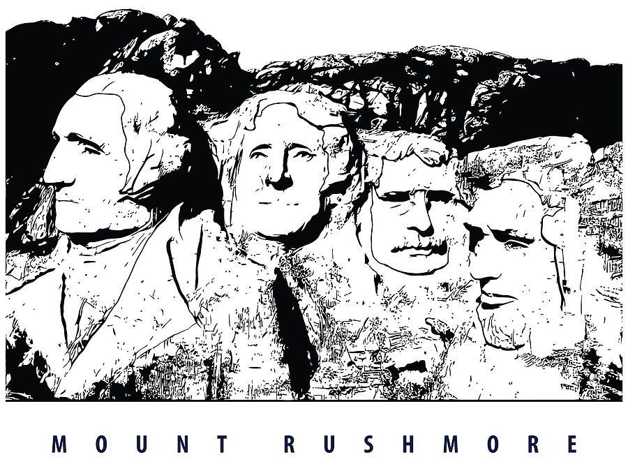 George Washington Digital Art - Mount Rushmore Presidents, South Dakota by Long Shot George Washington Digital Art - Mount Rushmore Presidents, South Dakota by Long Shot