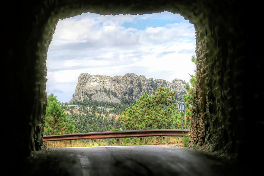 Mount Rushmore Tunnel View Photograph by Donna Kennedy