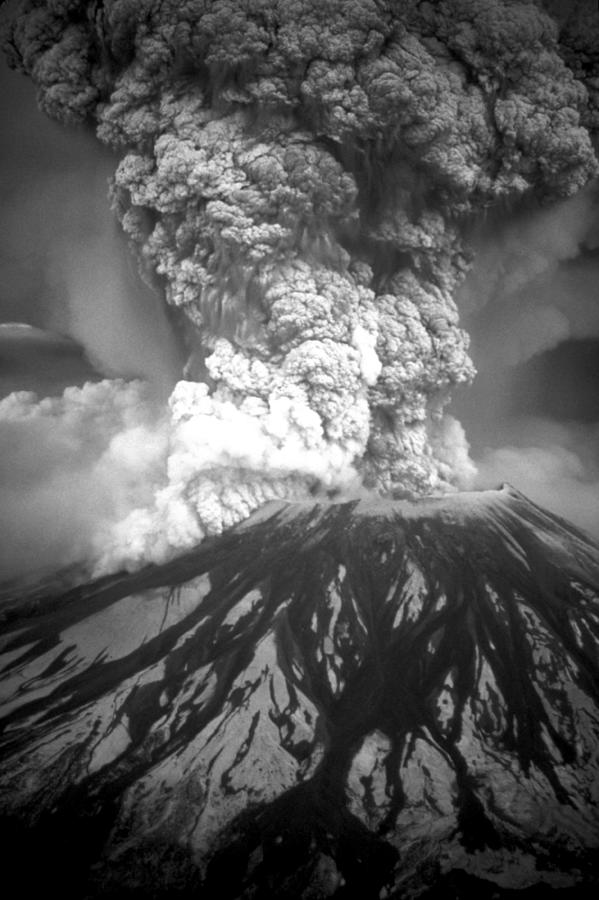 Mount Saint Helens Eruption - May 18, 1980 Photograph by War Is Hell Store