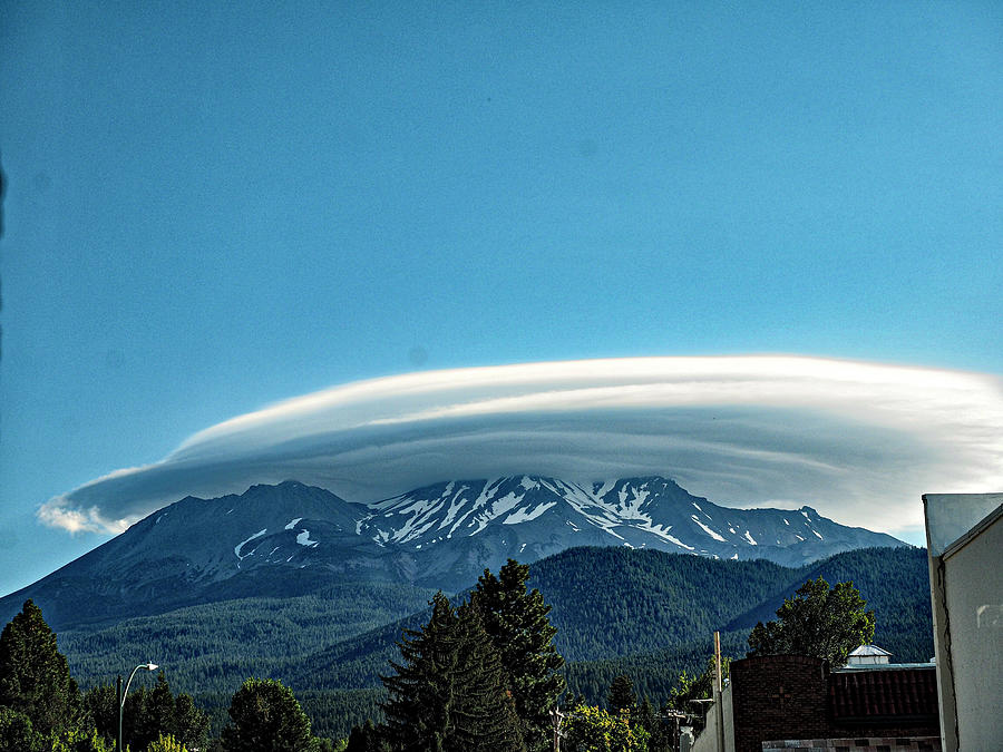 Mount Shasta W Lenticular 2 Photograph