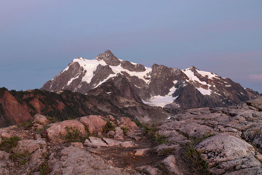 Mount Shuksan in the Mount Baker Wilderness Photograph by Michael Russell