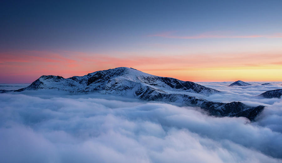 Mount Snowdon in Winter Photograph by John Henderson - Fine Art America