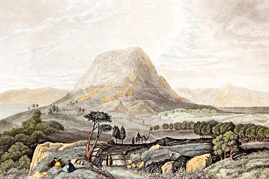 Mount Tabor 1850 Photograph by Munir Alawi