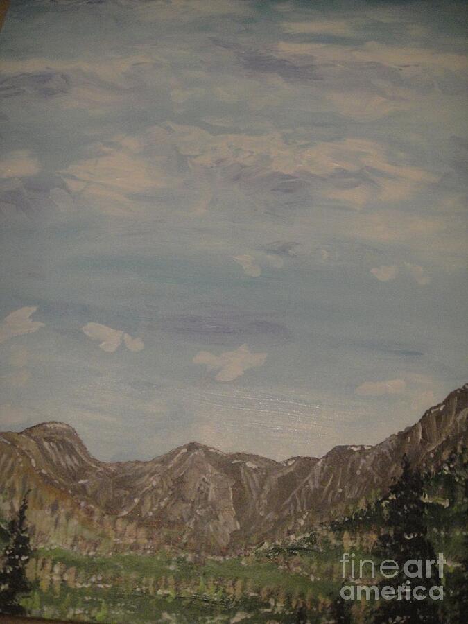 Mount tri Painting by Patrick Grills