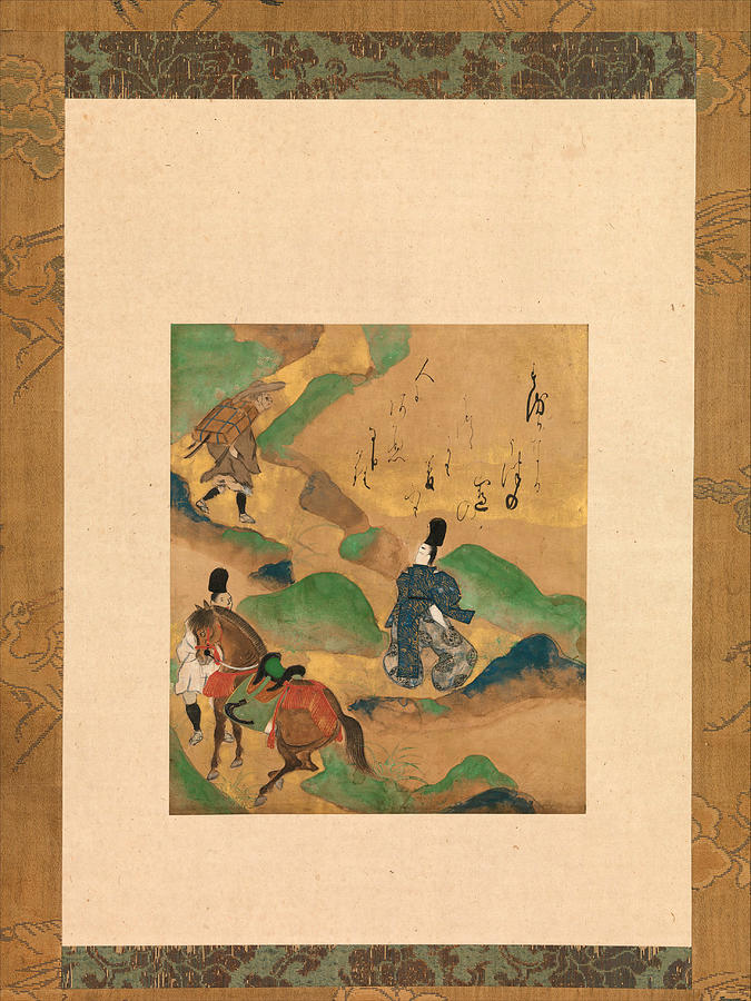 Mount Utsu Painting by Tawaraya Sotatsu