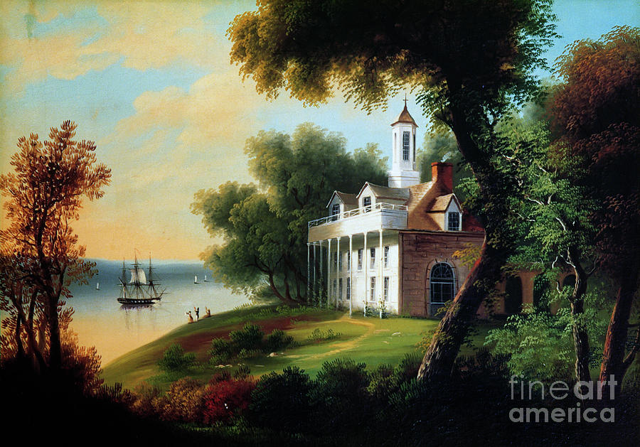 Mount Vernon Painting by Jennie Bellows Millard