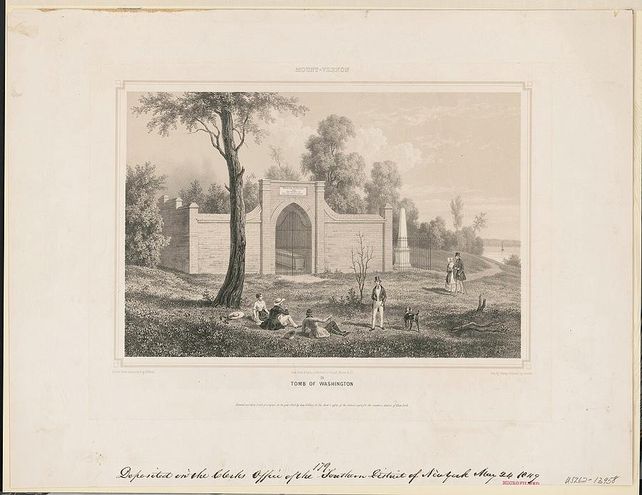 Mount Vernon tomb of Washington  Photograph by Popular Art