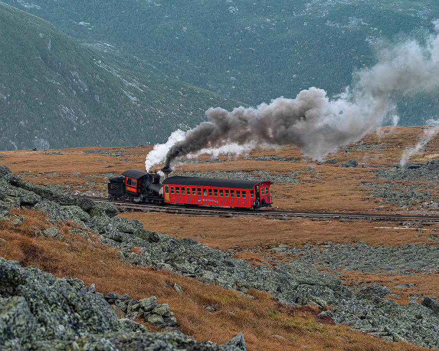 Mount Washington Cog Railway III Photograph by William Dickman