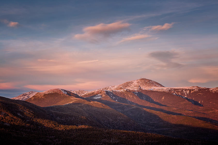 Mount Washington Hints Of Winter.  Photograph by Jeff Sinon