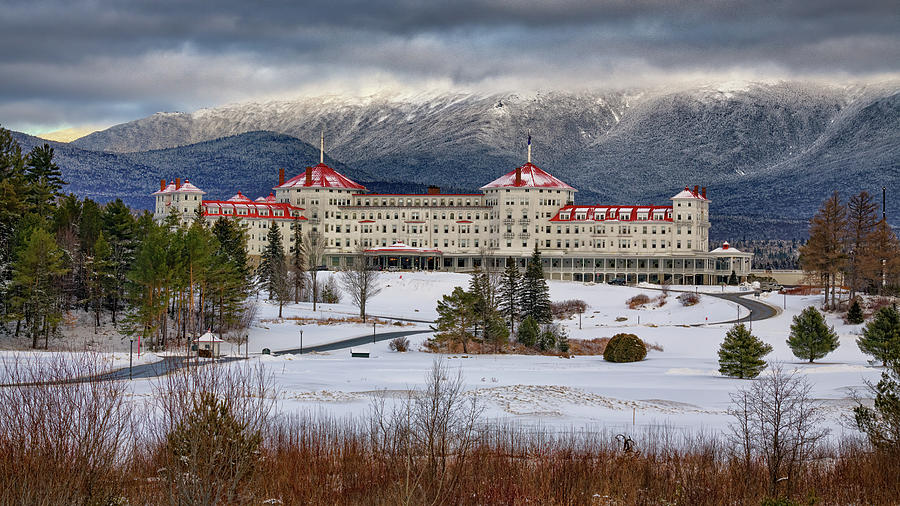 Winter Photograph - Mount Washington Hotel by Rick Berk