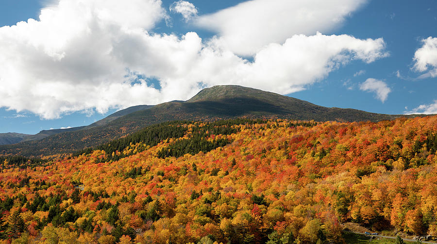 Mount Washington Nelson Crag Fall Colors Photograph by Dan Sproul