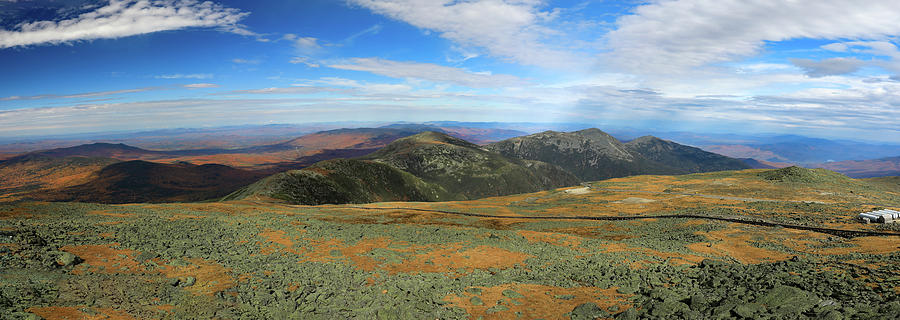 Mount Washington New Hampshire Panorama Photograph by Dan Sproul