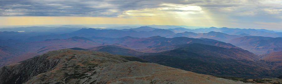 Mount Washington Summit Panorama Photograph by Dan Sproul