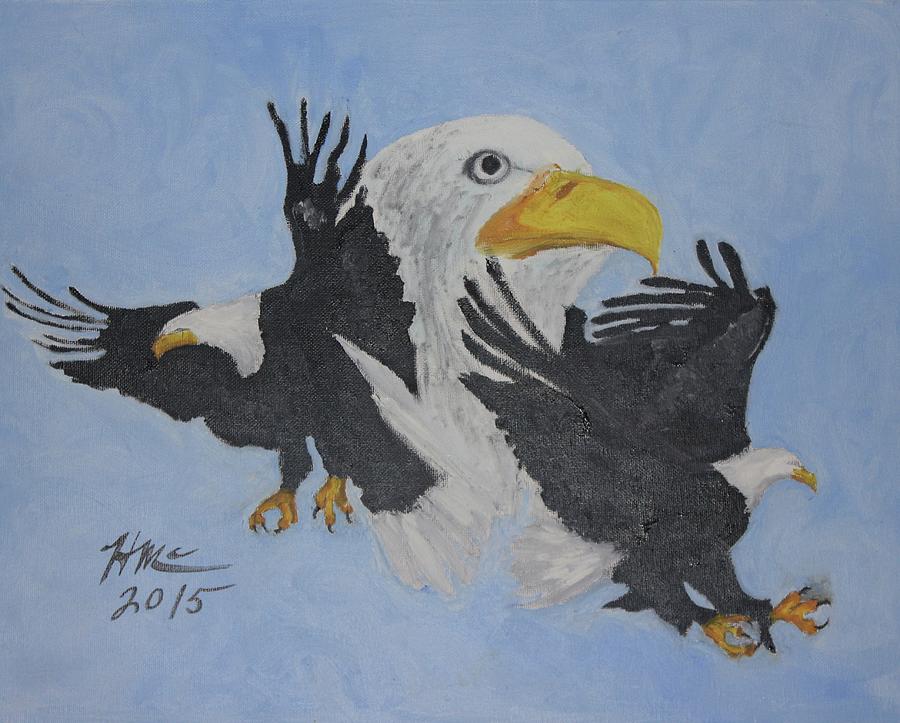 Mount Your Wings Painting by Herman McClenton