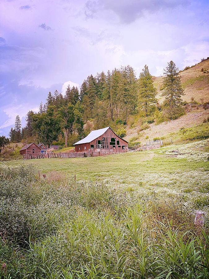 Rustic Mountain Barn Photograph by Jerry Abbott