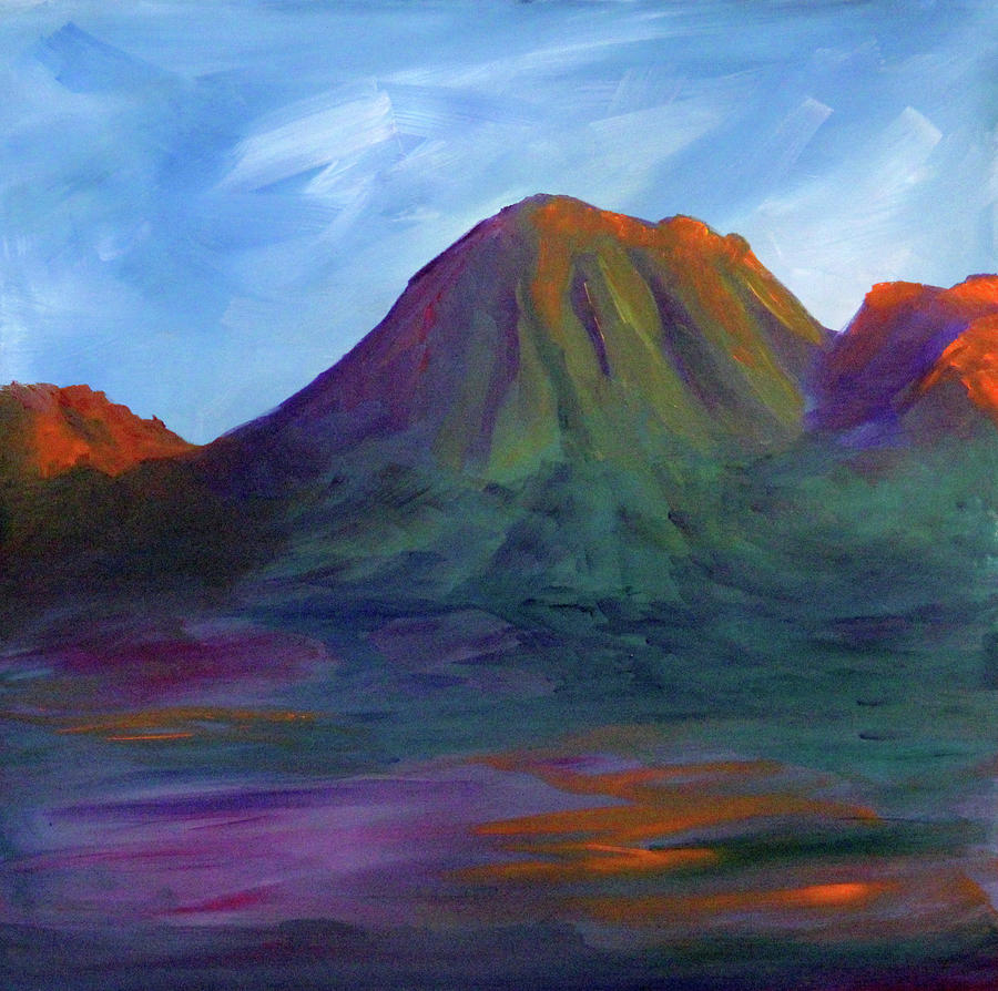 Mountain Color Painting by Janet Greer Sammons