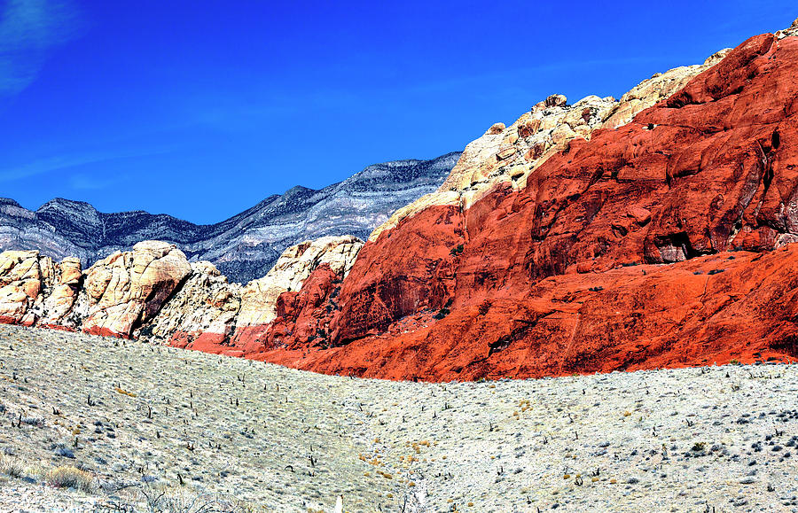 Mountain Colors at Red Rock Canyon Photograph by John Rizzuto