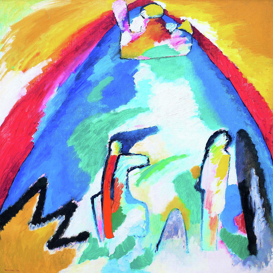 Wassily Kandinsky Painting - Mountain - Digital Remastered Edition by Wassily Kandinsky
