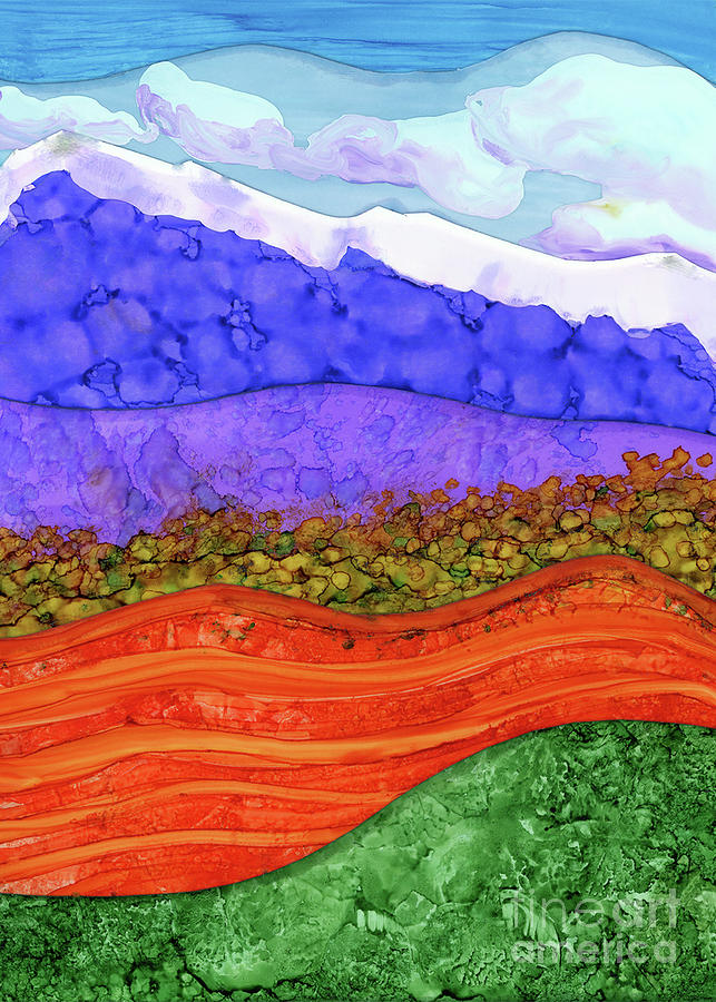 Mountain Dreaming Painting by Julie Greene-Graham