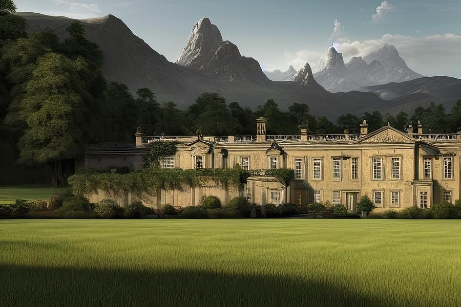 Mountain Estate Digital Art by Sterling and Thorn Mountain Estate Digital Art by Sterling and Thorn