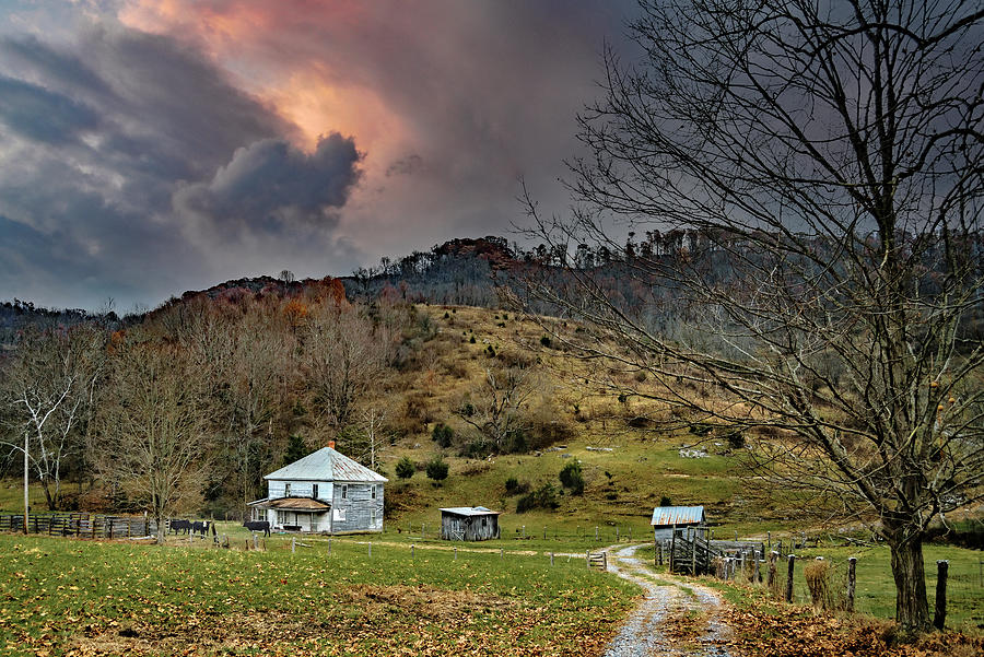 Mountain Farm Photograph by Bob Bell