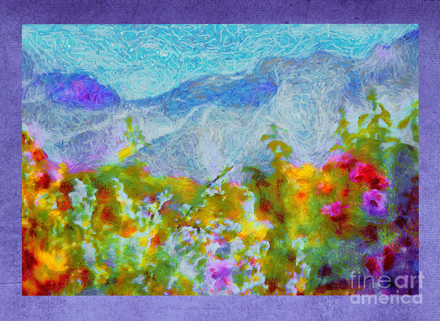 Mountain Flowers Digital Art by Judi Bagwell