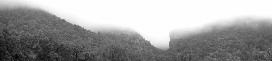 Mountain Fog Panorama Photograph by Carolyn Hutchins
