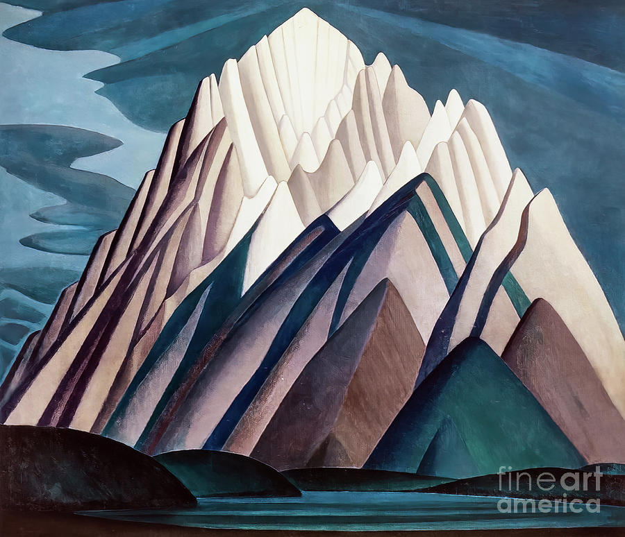 Mountain Forms by Lawren Harris 1926 Painting by Lawren Harris