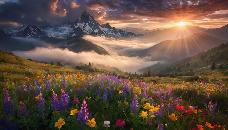 Mountain Glory Photograph by Lynn Hopwood