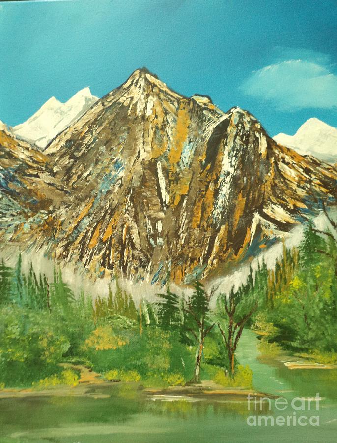 Mountain Glory Painting # 313 Painting by Donald Northup