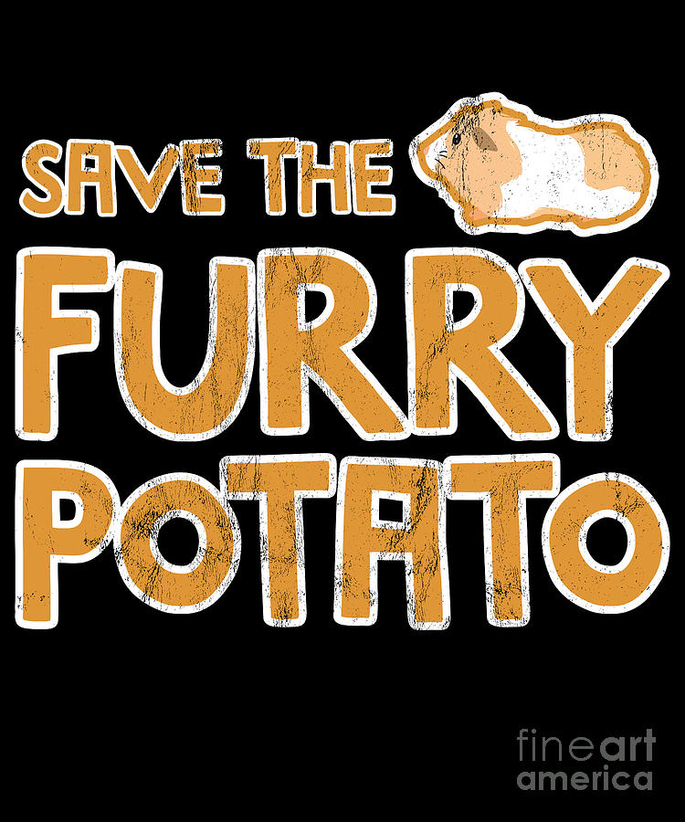 Save The Furry Potato Mountain Guinea Pig Shirt Save The Furry Potato Mountain Guinea Pig Shirt