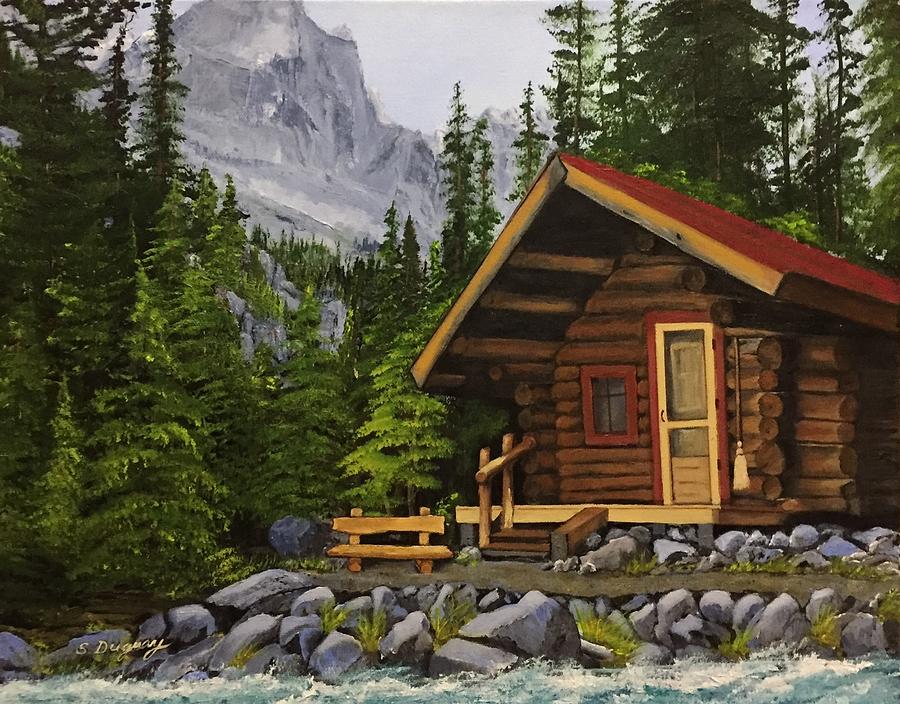 Mountain Hide Away Painting