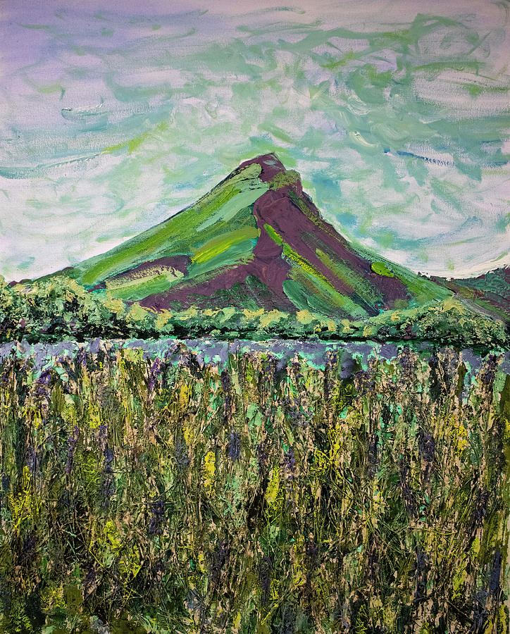 Flower Painting - Mountain. Iceland by Katya Kononenko