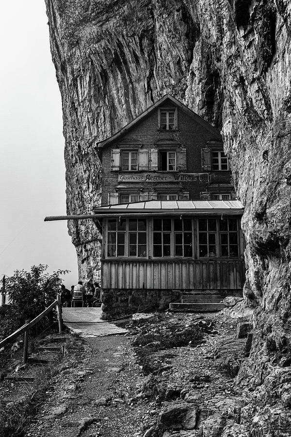 Mountain inn Aescher-Wildkirchli Photograph by Andreas Levi