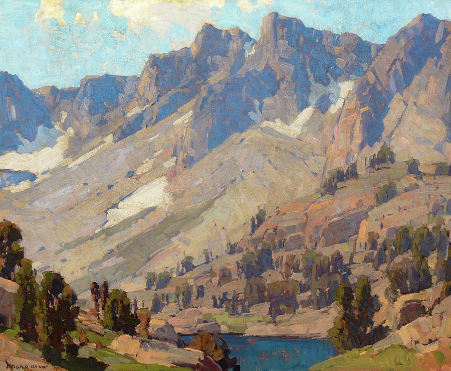 Mountain Painting - Mountain Lake by Edgar Payne
