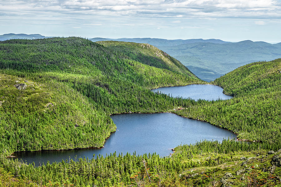 Mountain Lakes Of Quebec Photograph
