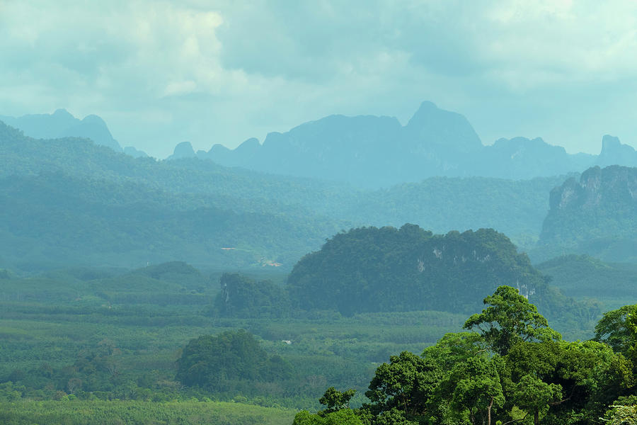 Mountain landscape in Thailand Photograph by Mikhail Kokhanchikov