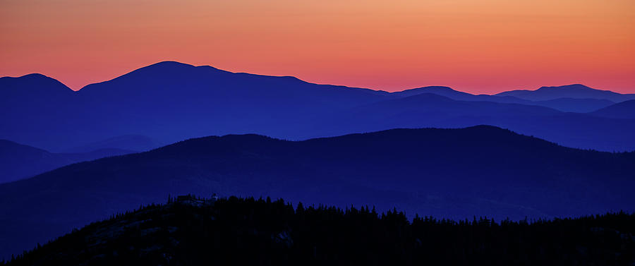 Mountain Layers, Chocorua Sunrise. Photograph by Jeff Sinon